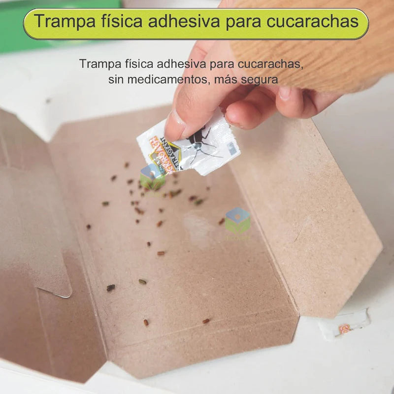 Trampas para Cucarachas con Cebo Incluido - 6unidades