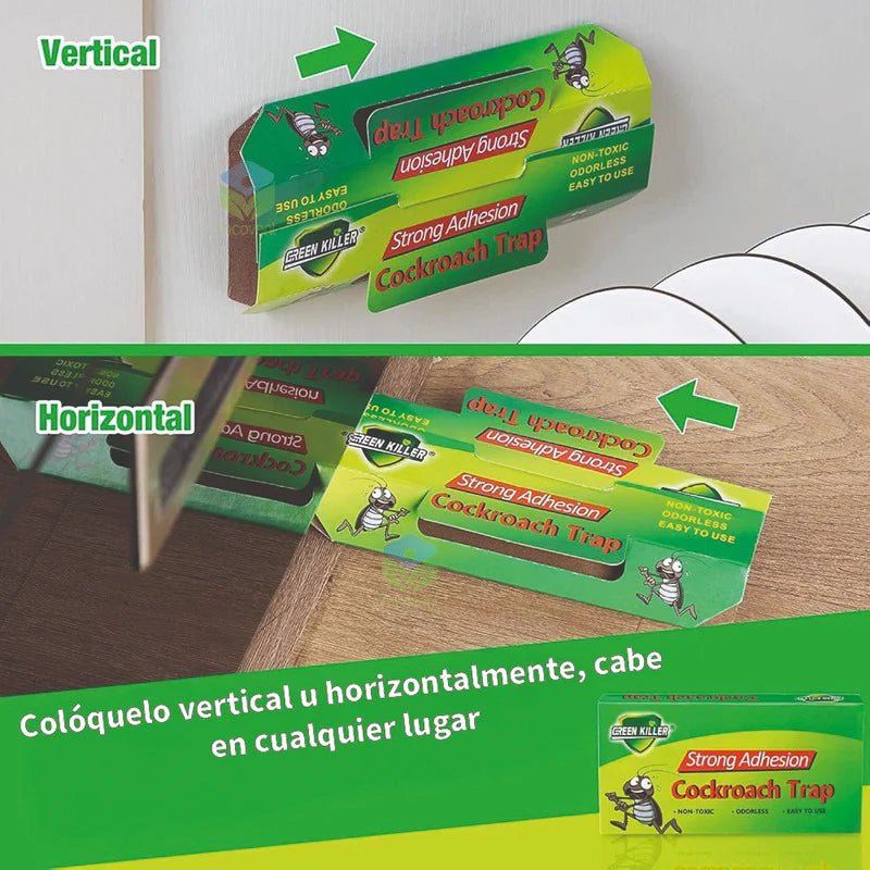 Trampas para Cucarachas con Cebo Incluido - 6unidades